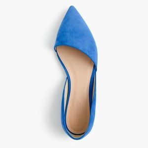 Sloan d’Orsay Blue Suede Flat, Size 9.5